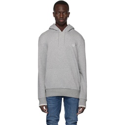 Gray Tipped Hoodie 231719M202000