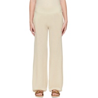 Off White Cashmere Lounge Pants 222283F086009