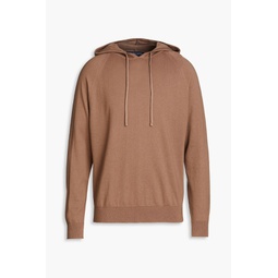 Davi cotton and linen-blend hoodie