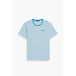 Striped cotton-jersey T-shirt