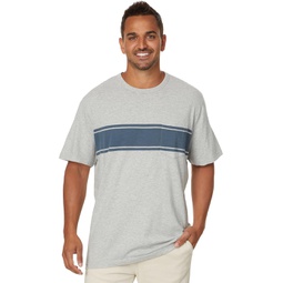Mens Faherty Surf Stripe Sunwashed Tee