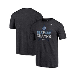Mens Heathered Charcoal New York City FC 2021 MLS Cup Champions Locker Room T-shirt