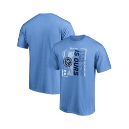 Mens Sky Blue New York City FC 2021 MLS Cup Champions Parade T-shirt
