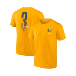 Mens Jordan Poole Gold Golden State Warriors 2022 NBA Finals Champions Name and Number T-shirt