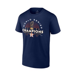 Mens Navy Houston Astros 2022 World Series Champions Signature Roster Short Sleeve T-shirt