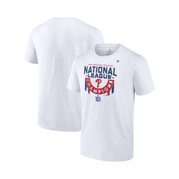 Mens White Philadelphia Phillies 2022 National League Champions Locker Room Short Sleeve T-shirt