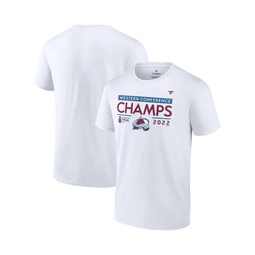 Mens White Colorado Avalanche 2022 Western Conference Champions Locker Room T-shirt