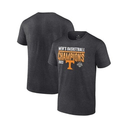 Mens Heathered Charcoal Tennessee Volunteers 2022 SEC Mens Basketball Conference Tournament Champions Locker Room T-shirt