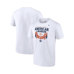 Mens White Houston Astros 2022 American League Champions Locker Room Big and Tall T-shirt