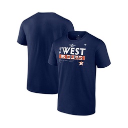 Mens Navy Houston Astros 2022 AL West Division Champions Locker Room Big and Tall T-shirt
