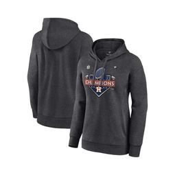 Womens Heather Charcoal Houston Astros 2022 World Series Champions Locker Room Pullover Hoodie