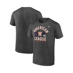 Mens Heathered Charcoal Houston Astros 2021 American League Champions Locker Room T-shirt