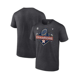 Mens Heather Charcoal Houston Astros 2022 World Series Champions Locker Room Big and Tall T-shirt