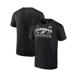 Mens Black Philadelphia Eagles 2022 NFC Champions Shadow Cast T-shirt