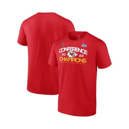 Mens Red Kansas City Chiefs 2022 AFC Champions Shadow Cast Big and Tall T-shirt