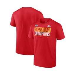 Mens Red Kansas City Chiefs Super Bowl LVII Champions Big and Tall Foam Finger T-shirt