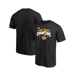 Mens Black Los Angeles Lakers 2020 NBA Finals Champions Shot Clock T-shirt
