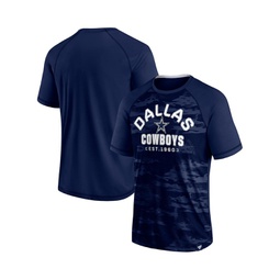 Mens Navy Dallas Cowboys Hail Mary Raglan T-shirt