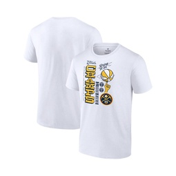 Mens White Denver Nuggets 2023 NBA Finals Champions Hometown Originals Review T-shirt
