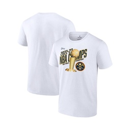 Mens White Denver Nuggets 2023 NBA Finals Champions Floater Trophy T-shirt