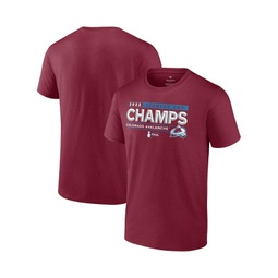 Mens Burgundy Colorado Avalanche 2022 Stanley Cup Champions Winger T-shirt