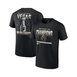 Mens Black Vegas Golden Knights 2023 Stanley Cup Champions Signature Roster T-shirt