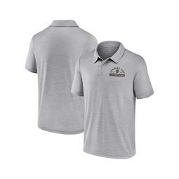 Mens Heather Gray Vegas Golden Knights 2023 Stanley Cup Champions Polo Shirt