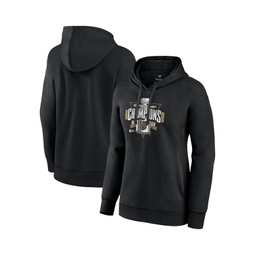 Womens Black Vegas Golden Knights 2023 Stanley Cup Champions Neutral Zone Pullover Hoodie