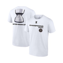 Mens White Inter Miami CF 2023 Leagues Cup Champions Locker Room T-shirt