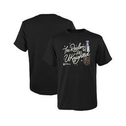 Big Boys Black Vegas Golden Knights 2023 Stanley Cup Champions Celebration T-shirt