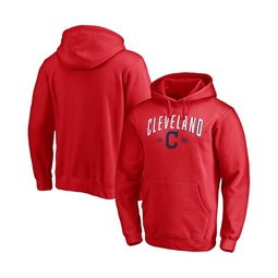 Mens Red Cleveland Indians Big and Tall Cooperstown Collection Ultimate Champion Pullover Hoodie