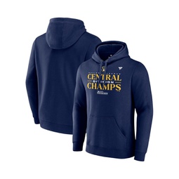 Mens Navy Milwaukee Brewers 2023 NL Central Division Champions Locker Room Pullover Hoodie