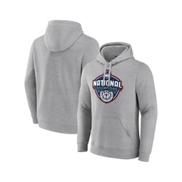 Mens Gray UConn Huskies 2023 NCAA Men's Basketball National Champions Logo Pullover Hoodie