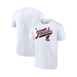 Mens White Miami Heat 2023 Eastern Conference Champions Locker Room Big and Tall T-shirt
