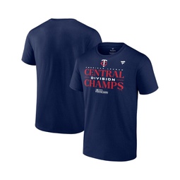 Mens Navy Minnesota Twins 2023 AL Central Division Champions Locker Room T-shirt
