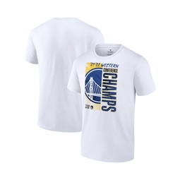 Mens White Golden State Warriors 2022 Western Conference Champions Big and Tall Locker Room T-shirt