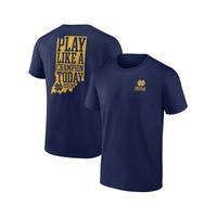 Mens Navy Notre Dame Fighting Irish Hometown Play Like A Champion Today 2-Hit T-shirt