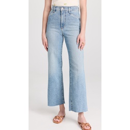 The Mischa Super High Rise Wide Leg Ankle Jeans