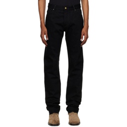 Black Five-Pocket Jeans 231782M186001
