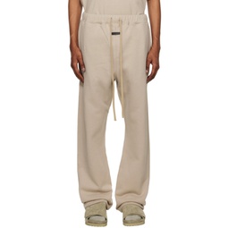 Taupe Relaxed Sweatpants 231782M190007