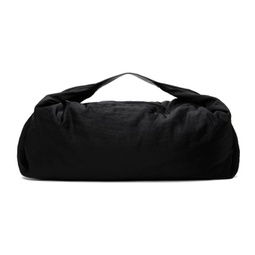 Black Tech Nylon Large Shell Bag 241782M170002