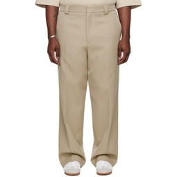 Beige Eternal Trousers 231782M191013