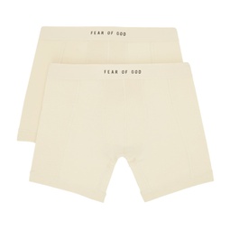 Two-Pack Off-White Boxer Briefs 241782M216000