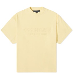 Fear of God ESSENTIALS Spring Kids Crew Neck T-Shirt Garden Yellow