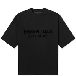 Fear of God ESSENTIALS Spring Kids Crew Neck T-Shirt Jet Black