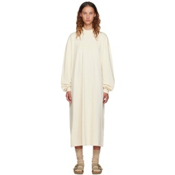 Off-White Long Sleeve Midi Dress 222161F052001