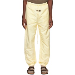 Yellow Nylon Lounge Pants 222161M190019