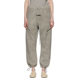 Gray Polyester Lounge Pants 221161F086011