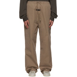 Brown Relaxed Lounge Pants 222161F086008