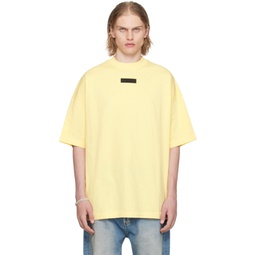 Yellow Crewneck T-Shirt 241161M213035